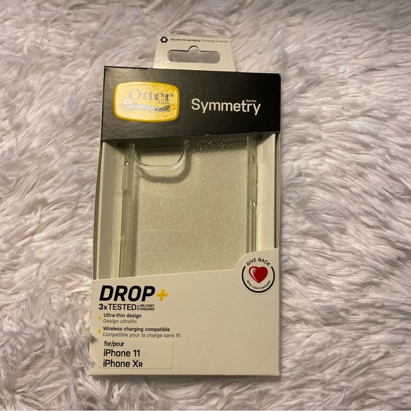 ✨otterbox symmetry series clear glitter - iphone 11/iphone xr✨ - Picture 1 of 3